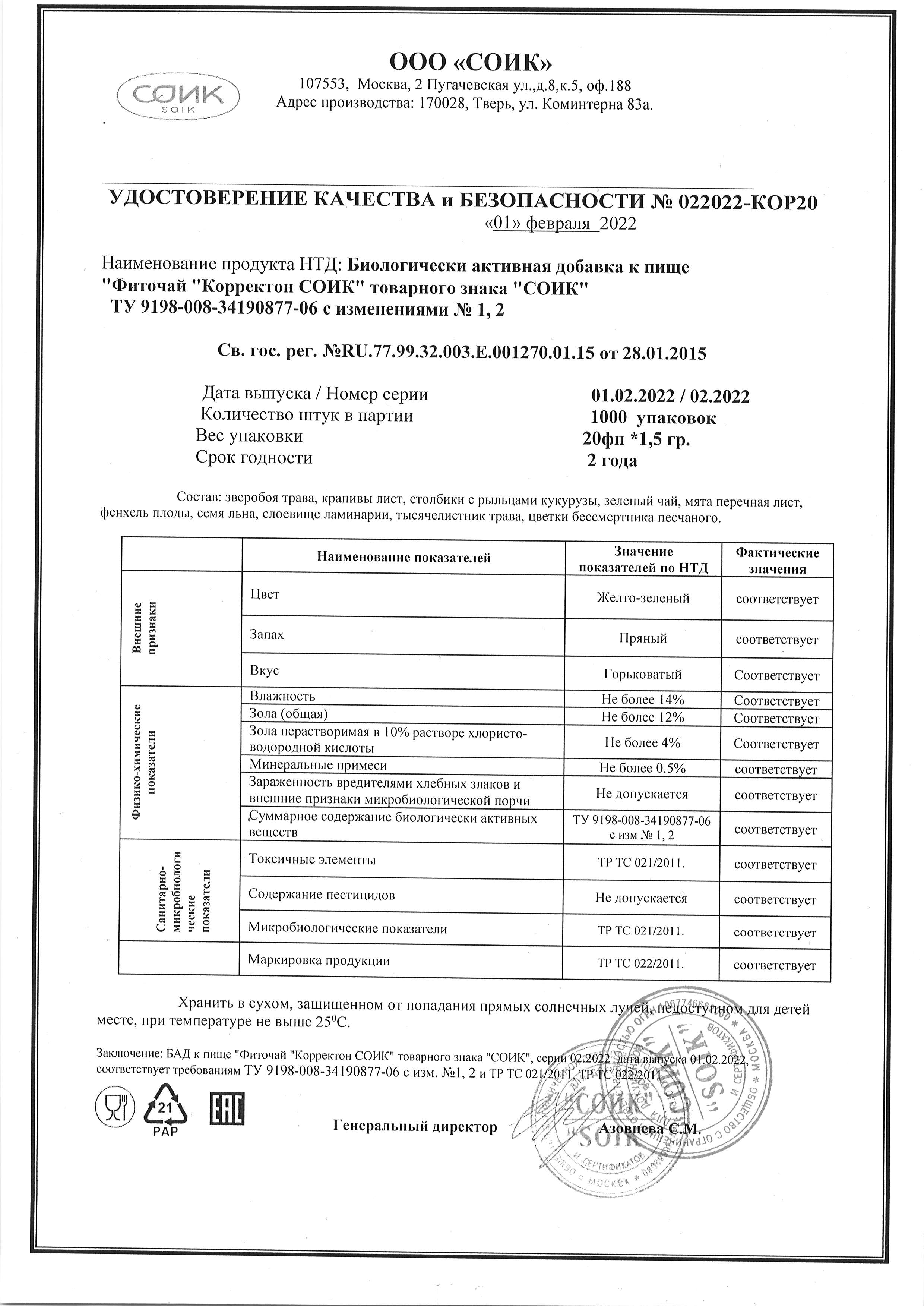 Паспорт №022022